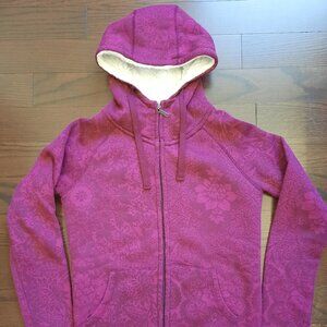 Streetwear Society Burgandy Floral Hoodie
